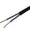 Cavo elettrico antifiamma, Dimensioni: 2x1 mm, Colore: nero.